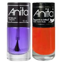 Esmalte Team Bride Coleção Despedida de solteira + Top Brilho 10ml Anita Esmalte Team Bride Coleção Despedida de solteira + Top Brilho 10ml Anita