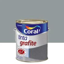 Esmalte tinta grafite fosco cinza claro 3,6L Coral