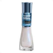 Esmalte Top Coat Dailus Top Chrome Efeito Pó Cromado 8ml Esmalte Top Coat Dailus Top Chrome Efeito Pó Cromado 8ml