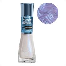 Esmalte Top Coat Dailus Top Chrome Efeito Pó Cromado 8ml