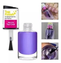 Esmalte Top Finish Verniz Top Coat Cuidado Com As Unhas 10ml