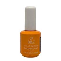 Esmalte Uv Led Colour Coat Laranja D&AmpZ 15Ml