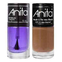 Esmalte Vc disse charme Coleção Nude is the new black + Top Brilho 10ml Anita