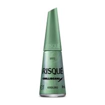 Esmalte Verde Água Risqué Chilli Beans Efeito Cor Verdelírio 8ml