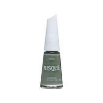 Esmalte Verde Militar Cremoso Risqué Guerreira do Arco-íris com 8ml