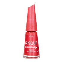 Esmalte Vermelho Risqué & Chilli Beans Para Te Vermelhor Metálico - Risque