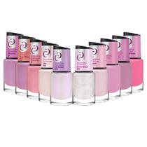 Esmaltes Coleção Essenciais Cintilantes e Cremosos Tons de Rosa 10ml Cora Esmaltes Coleção Essenciais Cintilantes e Cremosos Tons de Rosa 10ml Cora
