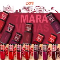 Esmaltes Cora TechColors Coleção 7 Maravilhas Tons Vermelhos