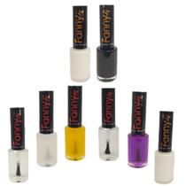 Esmaltes Fanny Coleção Cuidado Com As Unhas - 8 Unidades Sem Repetição