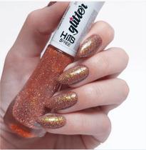 Esmaltes Glitter Refletivo Multichrome Hits - Diamante Canário