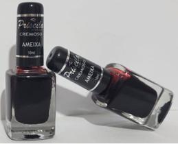 Esmaltes priscila ameixa cor em dobro 2 unidades r 8,60 cada fixação e secagem rápida
