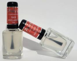 Esmaltes priscila base niveladora cor em dobro 2 unidades r 8,60 cada fixação e secagem rápida