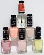 ESMALTES PRISCILA CONJUTO 06 UNIDADES KIT 03 R 8,20 a UN CORES SELECIONADAS e LINDAS FIXAÇÃO E SECAGEM RÁPIDA