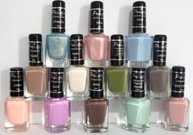 ESMALTES PRISCILA - CONJUTO 12 UNIDADES - R 6,50 a UN -CORES SUAVES - FIXAÇÃO E SECAGEM RÁPIDA