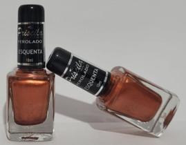 Esmaltes priscila esquenta cor em dobro 2 unidades r 8,60 cada fixação e secagem rápida