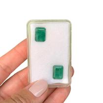 Esmeralda Baguete Retangular Par 10,90ct