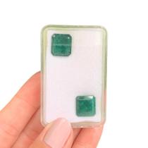 Esmeralda Baguete Retangular Par 14,94ct