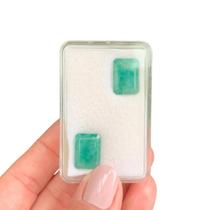 Esmeralda Baguete Retangular Par 16,07ct Esmeralda Baguete Retangular Par 16,07ct