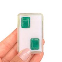 Esmeralda Baguete Retangular Par 21,10ct