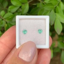 Esmeralda Coração Par 0,29ct