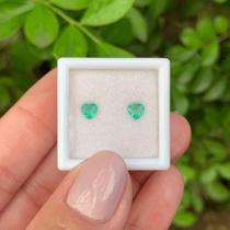 Esmeralda Coração Par 0,40ct