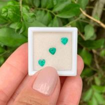 Esmeralda Coração SET 0,73ct Esmeralda Coração SET 0,73ct
