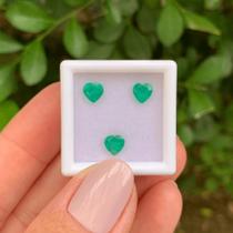 Esmeralda Coração SET 1,36ct Esmeralda Coração SET 1,36ct