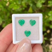 Esmeralda Coração SET 2,16ct Esmeralda Coração SET 2,16ct