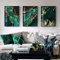 Esmeralda verde textura de mármore poster ouro turquesa arte da parede pintura da decoração casa