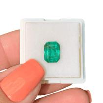 Esmeralda Zâmbia Retangular 2,56ct