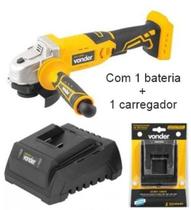 Esmerilhadeira 4.1/2 18V Vonder c/ Bateria 4.0 Ah - iev 1808