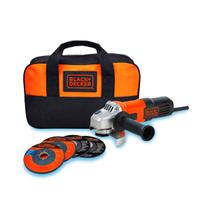 Esmerilhadeira 4.1/2 Black Decker G650K5 com Acessórios 650W