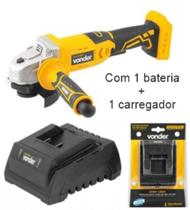 Esmerilhadeira 4.1/2 c/ 1 bateria 4.0Ah 18V IEV 1808 VONDER