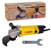 Esmerilhadeira 4 1/2 Polegadas 127V 650W Startools Corte Desbaste E Acabamento Profissional Metal Tubo Vergalhão Azulejo