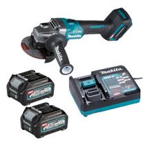 Esmerilhadeira Ang. 115mm 40V XGT GA004 2x 2.0Ah Makita 220v