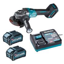 Esmerilhadeira Ang. 115mm 40V XGT GA004 2x 4.0Ah Makita 110v