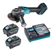 Esmerilhadeira Ang. 115mm 40V XGT GA004 2x 5.0Ah Makita 220v