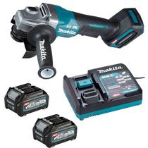 Esmerilhadeira Ang 4-1/2" 40v XGT GA012 2x 2.0Ah Makita 110v