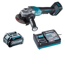 Esmerilhadeira Ang 4-1/2" 40v XGT GA015 2.5Ah Makita 110v Esmerilhadeira Ang 4-1/2" 40v XGT GA015 2.5Ah Makita 110v