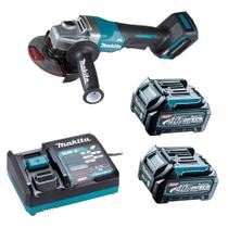 Esmerilhadeira Ang 4-1/2" 40v XGT GA016 2x 2.5Ah Makita 110v Esmerilhadeira Ang 4-1/2" 40v XGT GA016 2x 2.5Ah Makita 110v