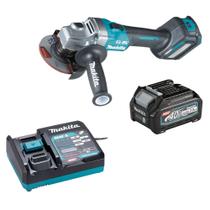 Esmerilhadeira Ang 4-1/2" 40v XGT GA022 2.0Ah Makita 220v