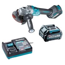 Esmerilhadeira Ang 4-1/2" 40v XGT GA022 2.5Ah Makita 110v Esmerilhadeira Ang 4-1/2" 40v XGT GA022 2.5Ah Makita 110v