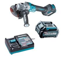 Esmerilhadeira Ang 4-1/2" 40v XGT GA023 2.5Ah Makita 110v Esmerilhadeira Ang 4-1/2" 40v XGT GA023 2.5Ah Makita 110v