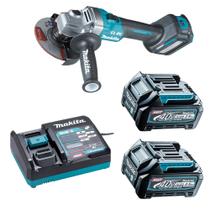 Esmerilhadeira Ang 4-1/2" 40v XGT GA023 2x 2.5Ah Makita 110v Esmerilhadeira Ang 4-1/2" 40v XGT GA023 2x 2.5Ah Makita 110v