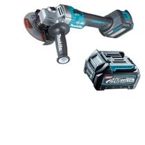 Esmerilhadeira Ang 4-1/2" 40v XGT GA023 Bateria 2.5Ah Makita Esmerilhadeira Ang 4-1/2" 40v XGT GA023 Bateria 2.5Ah Makita