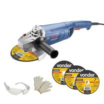 Esmerilhadeira Ang Bosch Prof Gws 2200-180 2200w + Discos Esmerilhadeira Ang Bosch Prof Gws 2200-180 2200w + Discos