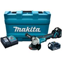 Esmerilhadeira Angular 125mm 18V Metal 8500RPM com Bateria Carregador Maleta DGA505RFE Makita Esmerilhadeira Angular 125mm 18V Metal 8500RPM com Bateria Carregador Maleta DGA505RFE Makita