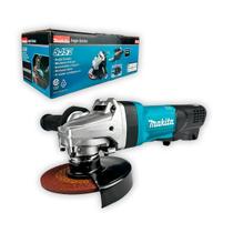 Esmerilhadeira Angular 125mm GA5093X03 Makita 1900W Com Regulagem De Velocidade Gatilho Com Trava Disco 5 Polegadas Uso Profissional 220V Potência