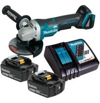 Esmerilhadeira Angular 2 Baterias 18v 5ah Makita Dga505z Com Carregador Rápido Bivolt Esmerilhadeira Angular 2 Baterias 18v 5ah Makita Dga505z Com Carregador Rápido Bivolt