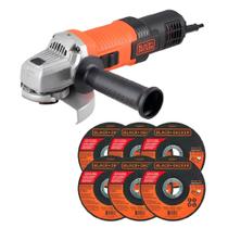 Esmerilhadeira Angular 4-1/2" 920 Wats 220 Volts com 6 Discos - G720X6DB2 - BLACK & DECKER Esmerilhadeira Angular 4-1/2" 920 Wats 220 Volts com 6 Discos - G720X6DB2 - BLACK & DECKER